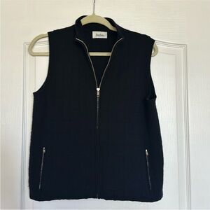 Neiman Marcus Black Quilted Vest